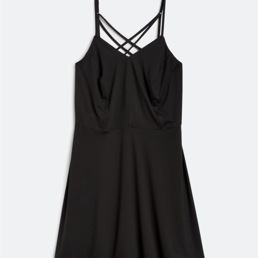 Cute and Comfortable Black Strappy Dress